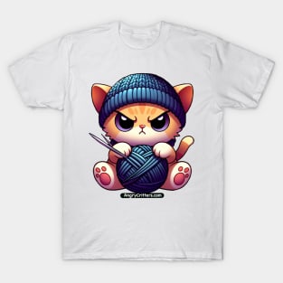 Angry Critters - Kitten Knitting T-Shirt